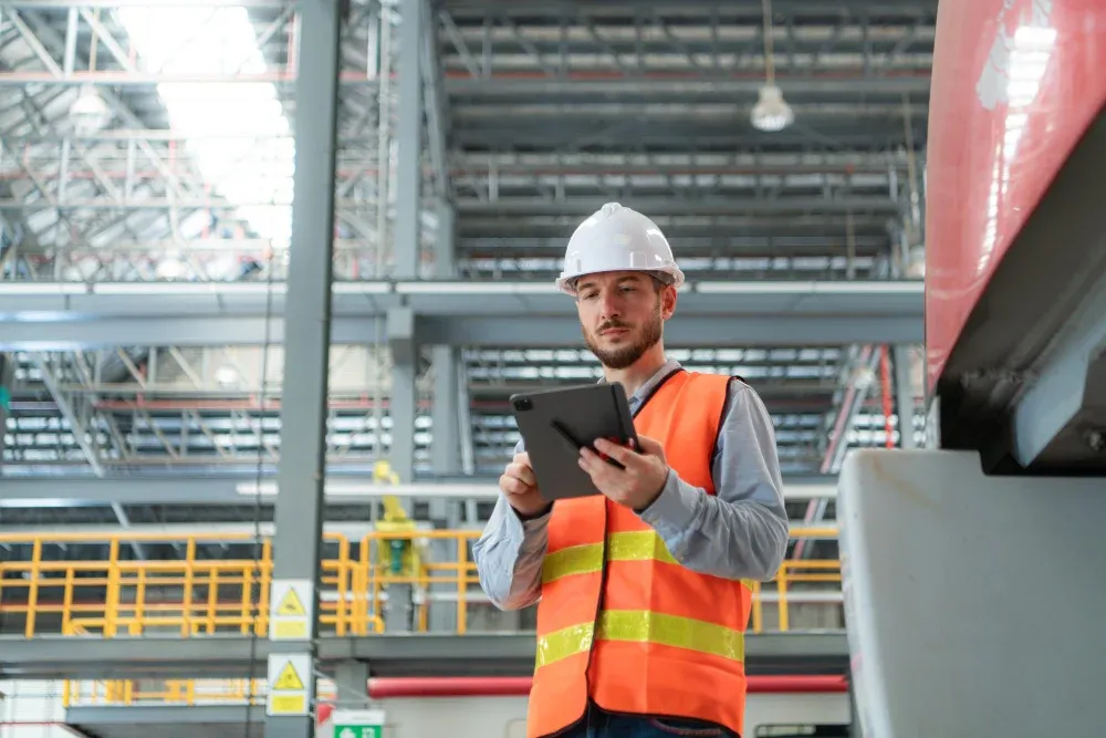 Pessoa estudando em um tablet